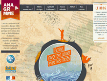 Tablet Screenshot of anagramme.com