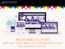 Tablet Screenshot of anagramme.net